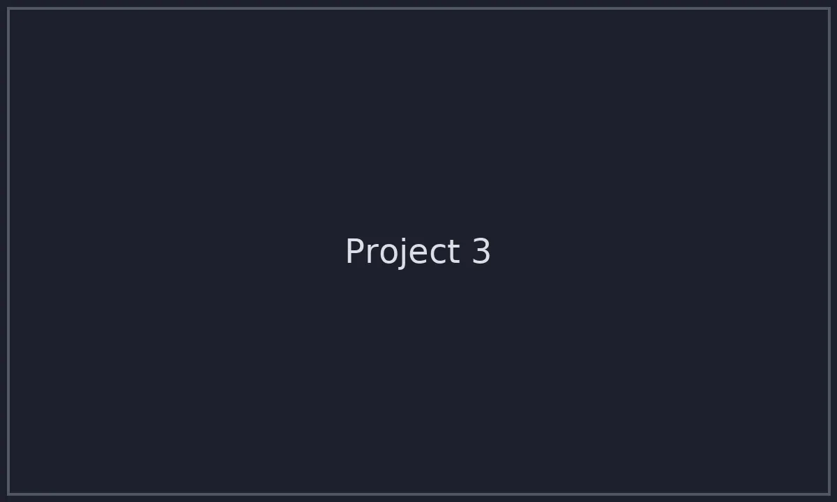 Project 3 screenshot
